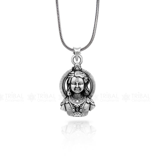 925 sterling silver lord Rama pendant, Ram lalla pendant nsp788 - TRIBAL ORNAMENTS