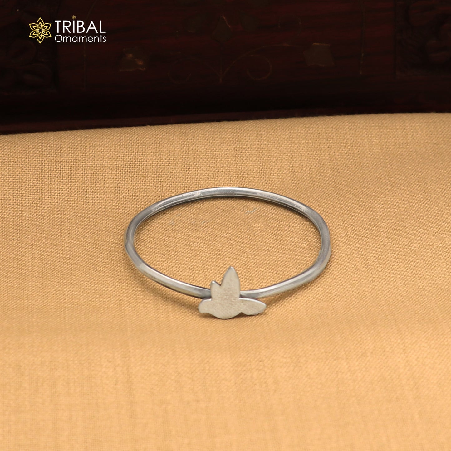925 Sterling silver bird design baby bangle kada ,kids jewelry bbk224