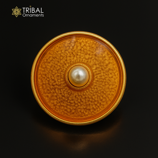 925 Sterling silver stylish gold polished cufflinks set of 2 pc for men's coat or suit, btn122