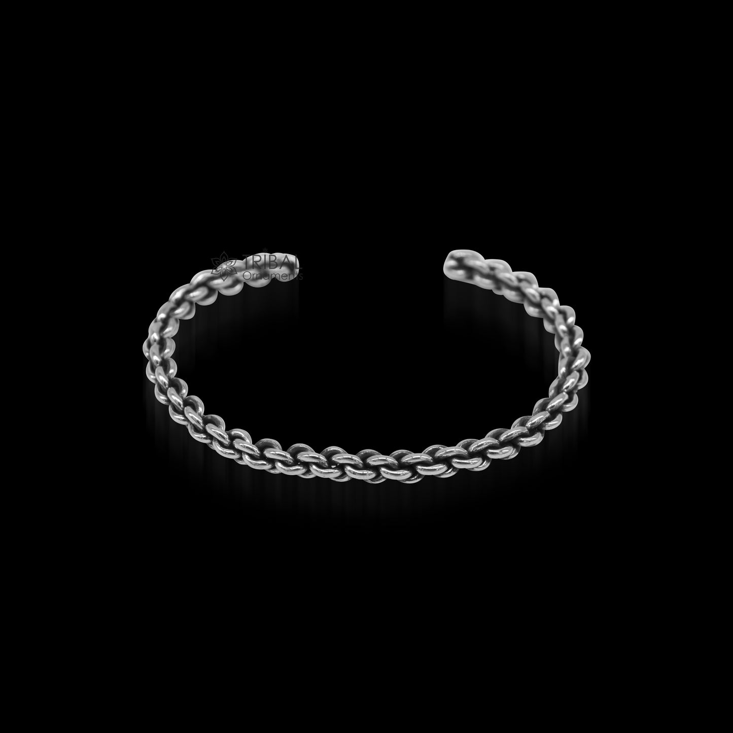 925 sterling silver handmade Unique stylish design fashion kada cuff bracelet, cuff kada unsex gifting jewelry solid silver kada cuff155 - TRIBAL ORNAMENTS