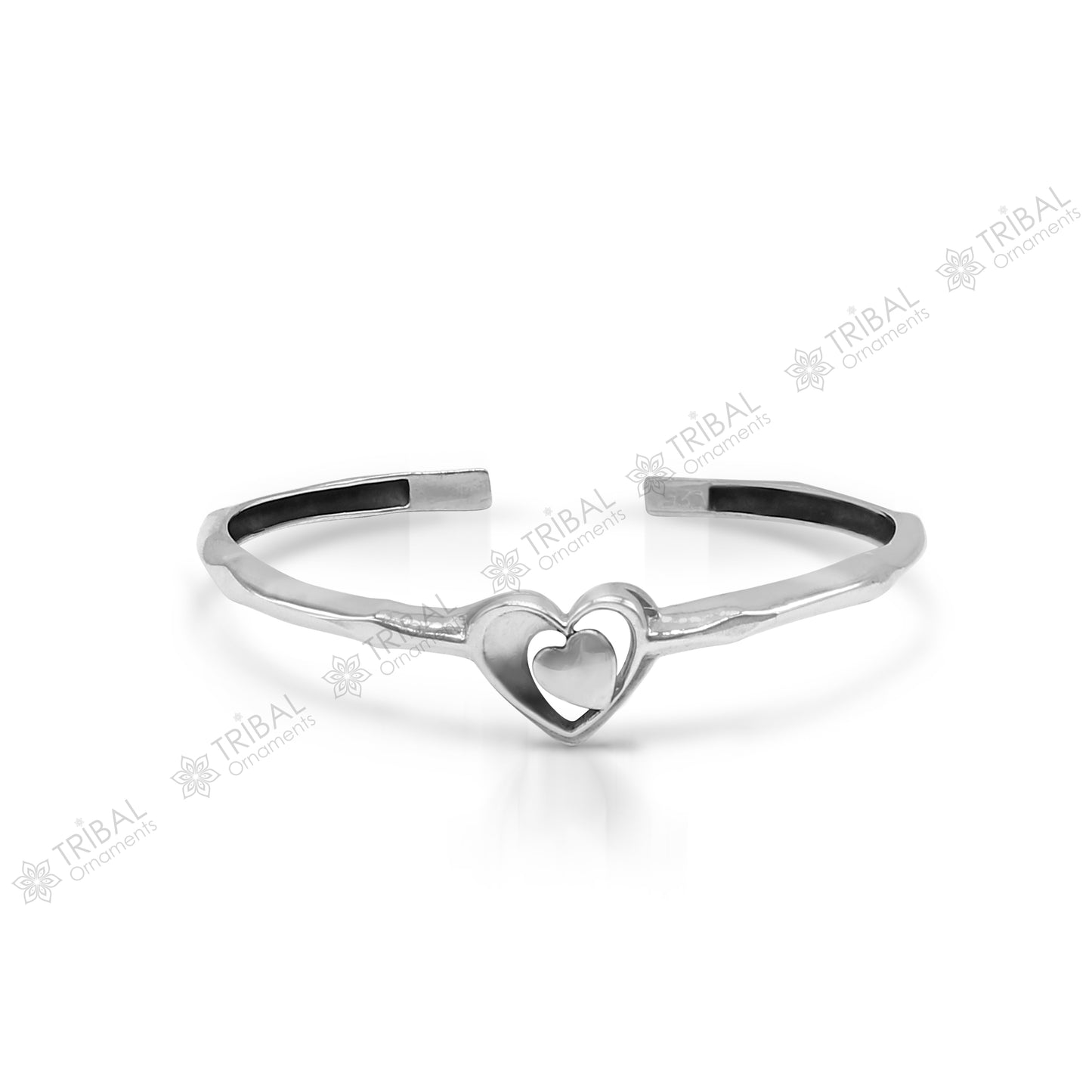 Authentic 925 sterling silver exclusive design handmade cuff kada bracelet, easy to adjust with your wrist, pure silver kada jewelry cuff46 - TRIBAL ORNAMENTS
