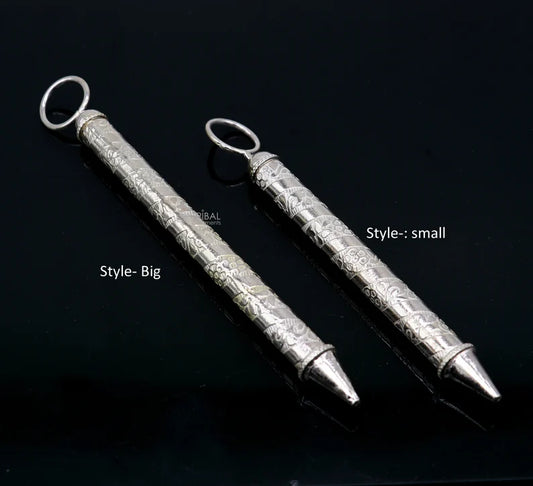 925 sterling silver new trendy Holi special Laddu Gopala colorful water Pichkari and Bucket best gift to Lord Krishna accessories su1287 - TRIBAL ORNAMENTS