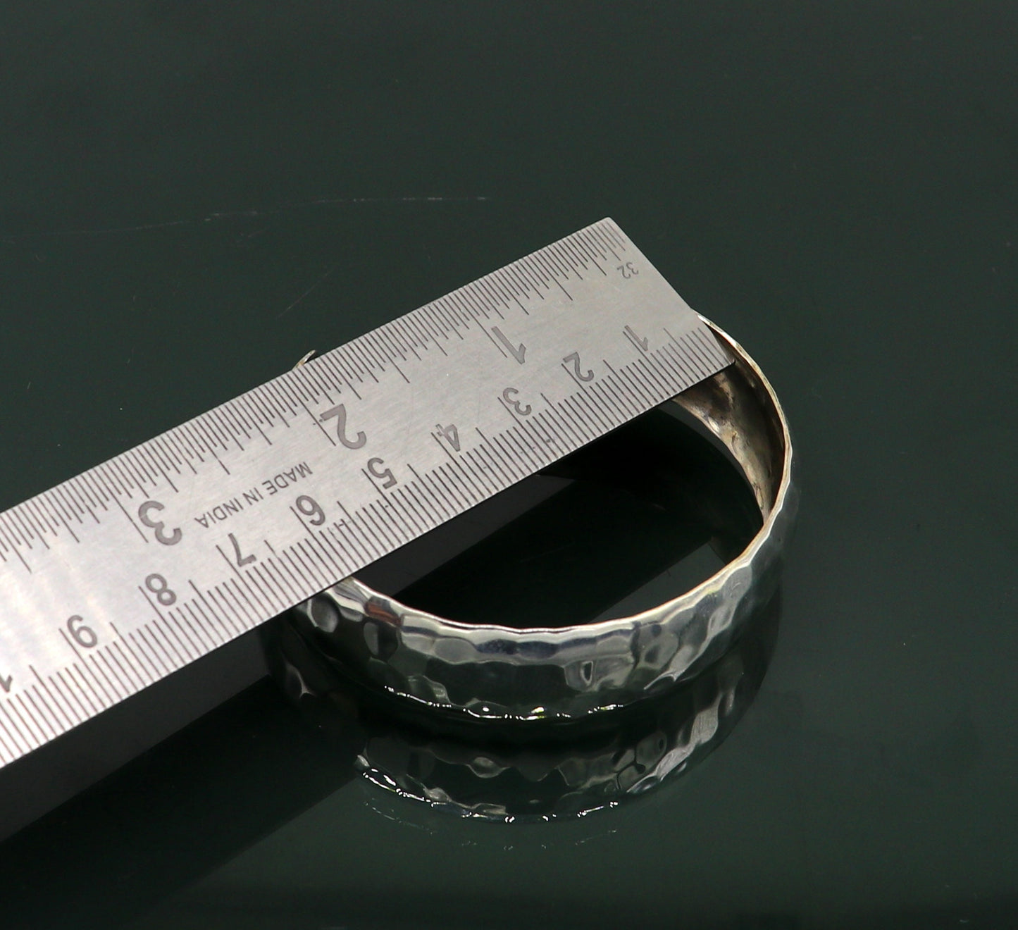 925 sterling silver adjustable bangle bracelet gorgeous shiny bright Spotted design new fancy unique bangle, cuff bracelet best gift cuff28 - TRIBAL ORNAMENTS