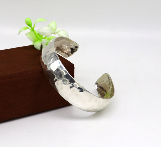 925 sterling silver adjustable bangle bracelet gorgeous shiny bright Spotted design new fancy unique bangle, cuff bracelet best gift cuff28 - TRIBAL ORNAMENTS