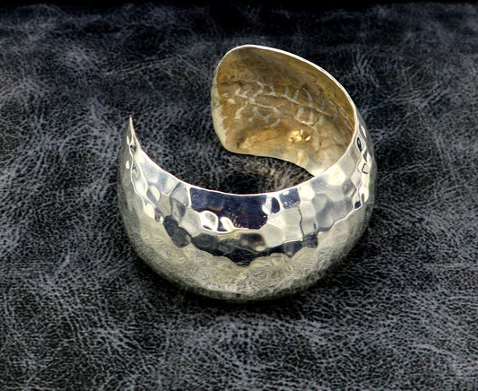 925 pure sterling silver stylish spotted doted adjustable bangle bracelet, cuff bracelet best brides made wedding gifting jewelry cuff30 - TRIBAL ORNAMENTS