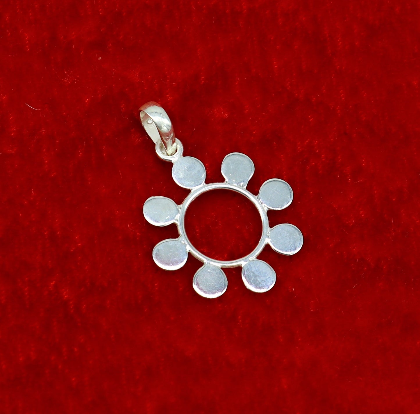 925 pure silver vintage design fabulous Flower style pendant, fabulous unisex gifting pendant, customized pendant jewelry ssp420 - TRIBAL ORNAMENTS