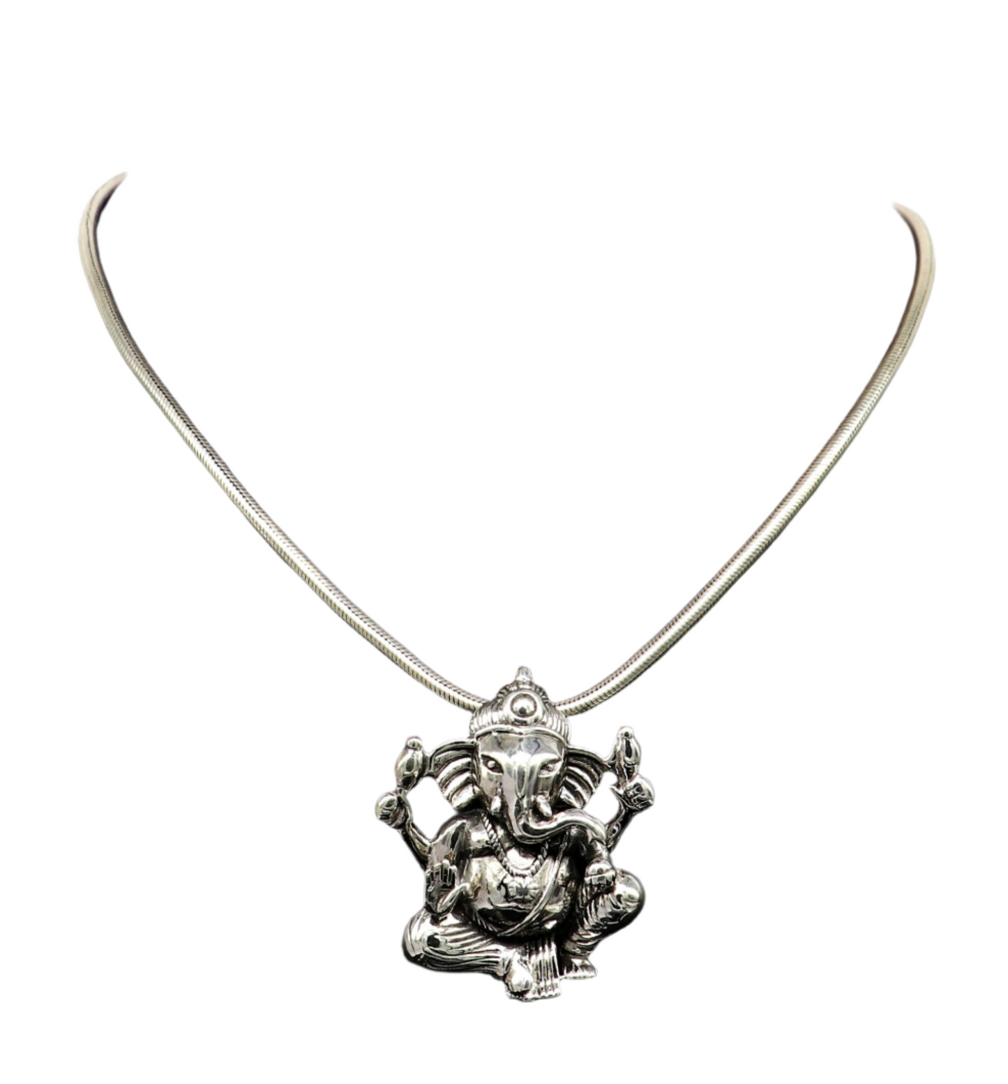 Vintage trendy 925 sterling silver handmade Lord Ganesha pendant, amazing stylish unisex pendant locket personalized jewelry ssp507 - TRIBAL ORNAMENTS