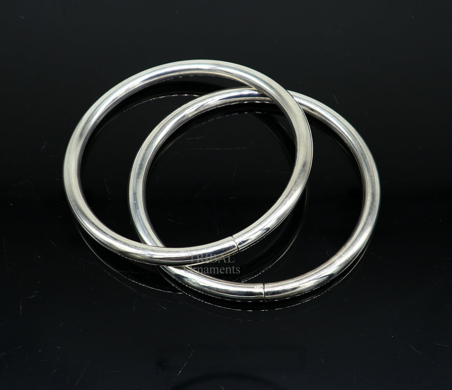 925 sterling customized plain Round design work stylish designer bangle bracelet pure silver gifting jewelry, brides made bangles nba326 - TRIBAL ORNAMENTS