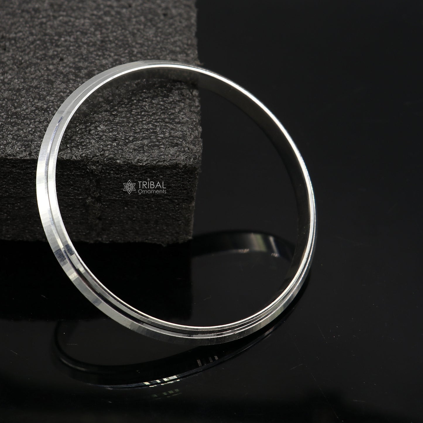 Punjabi sikh uisex kada,925 sterling silver handmade solid kada bracelet bangle for unisex, solid silver personalized jewelry nsk791 - TRIBAL ORNAMENTS