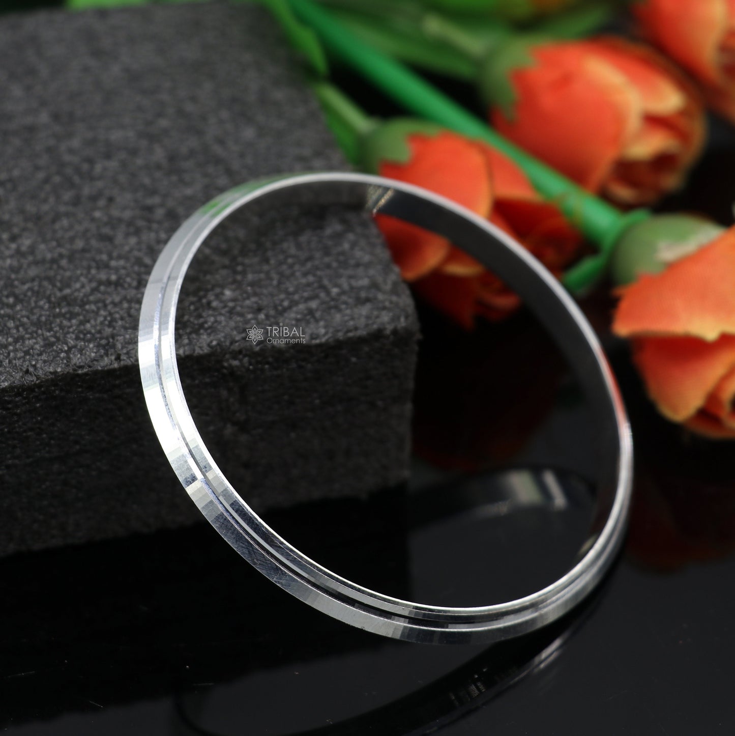 Punjabi sikh uisex kada,925 sterling silver handmade solid kada bracelet bangle for unisex, solid silver personalized jewelry nsk791 - TRIBAL ORNAMENTS