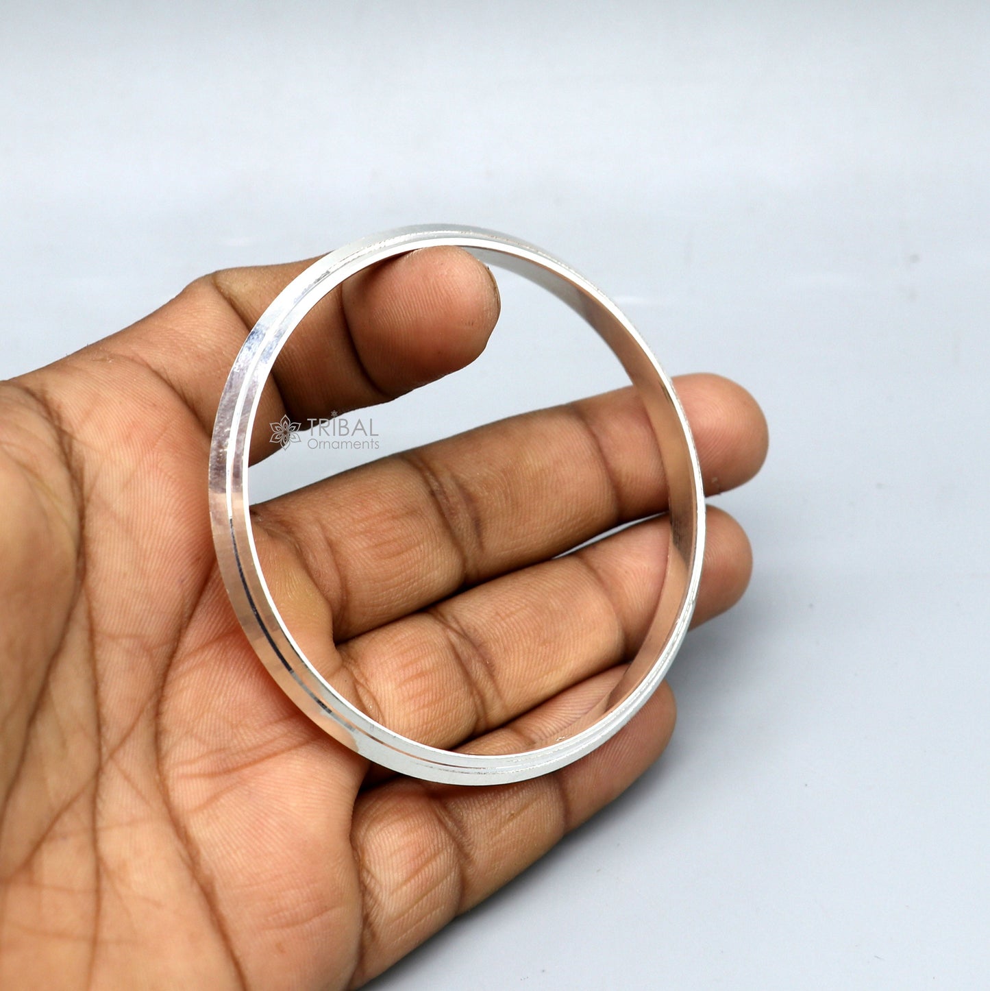 Punjabi sikh uisex kada,925 sterling silver handmade solid kada bracelet bangle for unisex, solid silver personalized jewelry nsk791 - TRIBAL ORNAMENTS