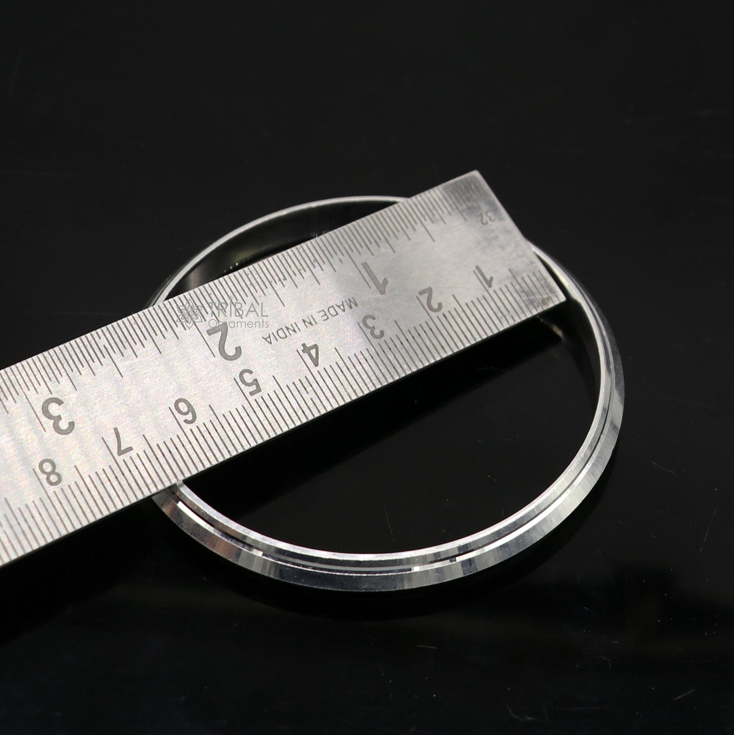 Punjabi sikh uisex kada,925 sterling silver handmade solid kada bracelet bangle for unisex, solid silver personalized jewelry nsk791 - TRIBAL ORNAMENTS