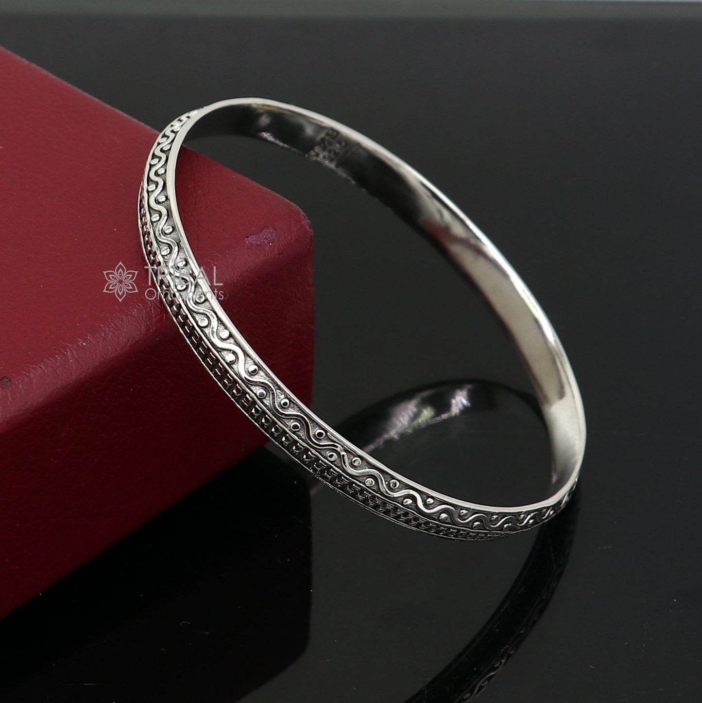 925 sterling silver handmade Punjabis shikha men's women's kada bracelet, amazing designer kada fashion delicate kada nsk818 - TRIBAL ORNAMENTS