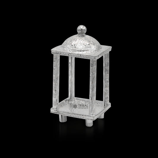 925 sterling silver small miniature temple for home/ office su1297 - TRIBAL ORNAMENTS