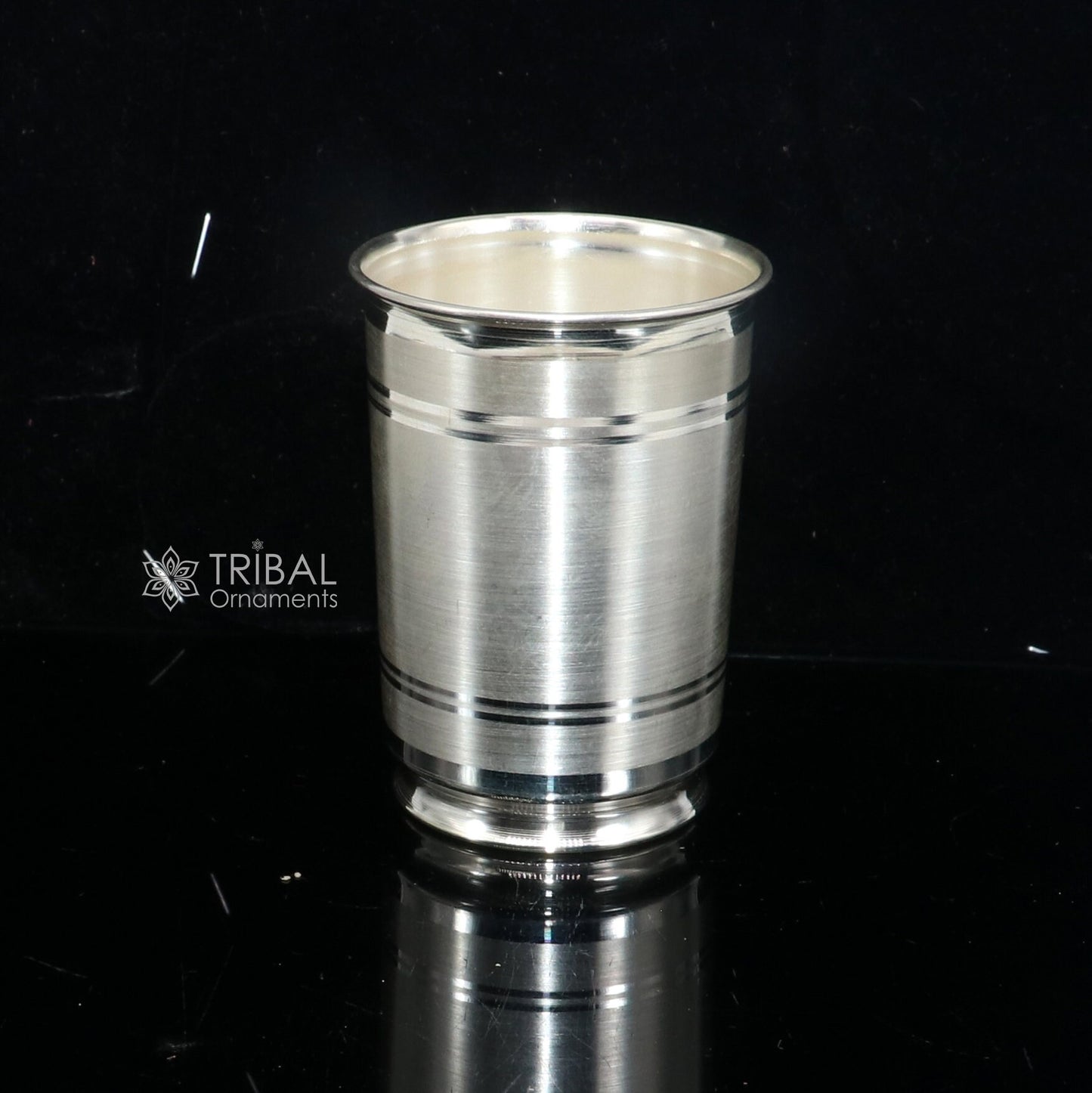 999 pure fine silver handmade water milk cup tumbler, 75ML capacity silver tumbler, silver baby food  flask, silver utensils gift sv295 - TRIBAL ORNAMENTS