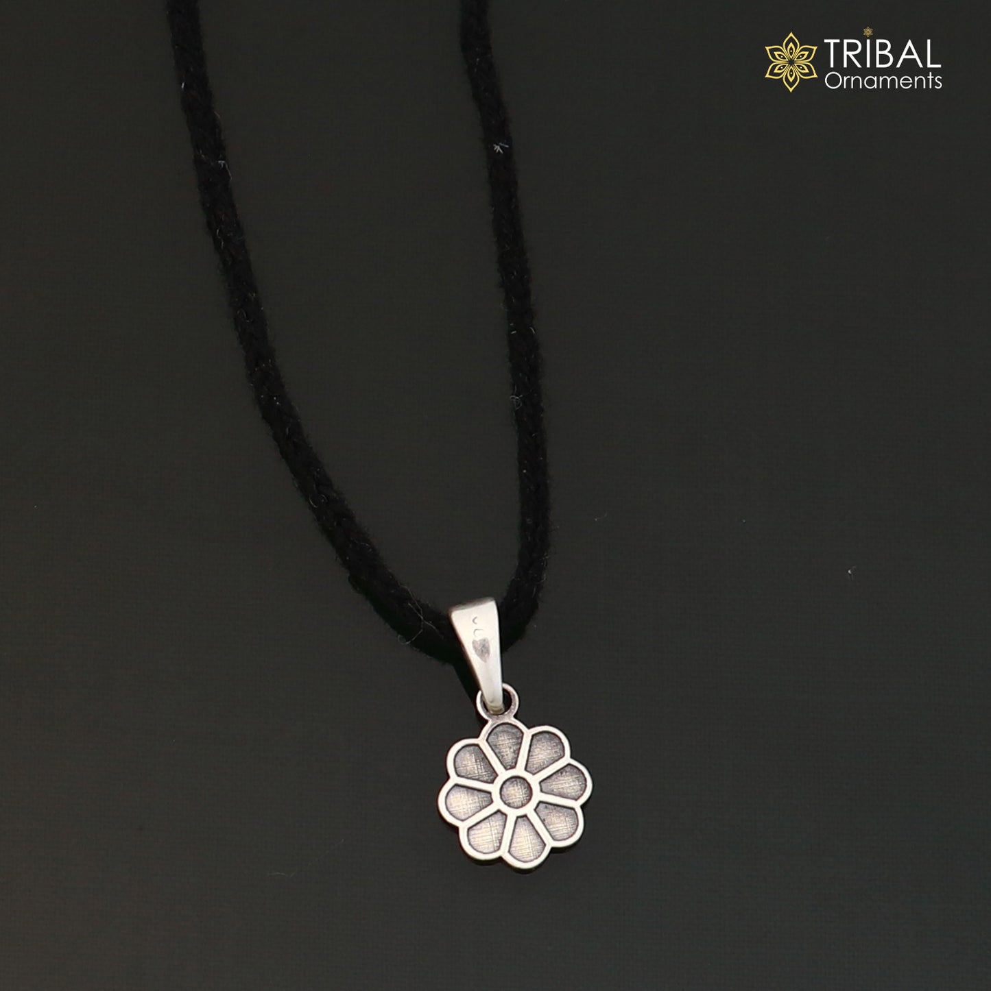925 sterling silver flower design Pendant stylish unisex jewelry nsp1134
