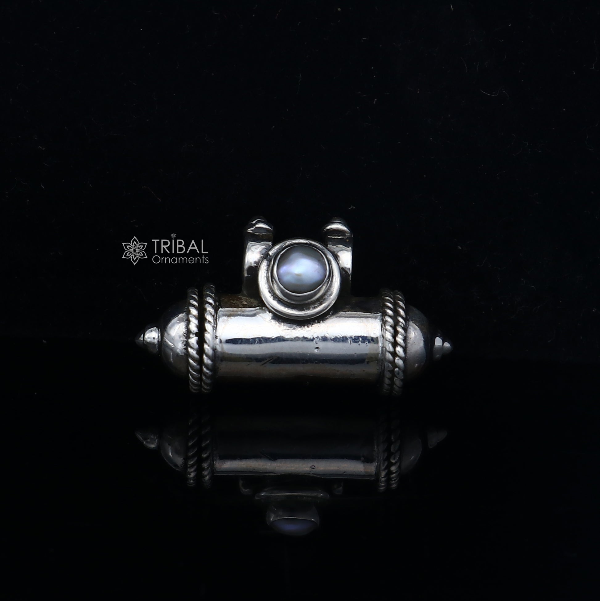 925 Sterling silver handmade vintage customized design amulet pendant, box pendant, container pendant, mantra box, silver tabiz nsp849 - TRIBAL ORNAMENTS