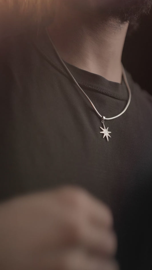 Stylish 925 sterling silver handmade Star design pendant, high quality silver small pendant for boy girls nsp672
