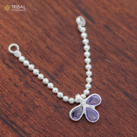 925 sterling silver beaded chain necklace for Lord Krishna Laddu Gopala jewelry set837