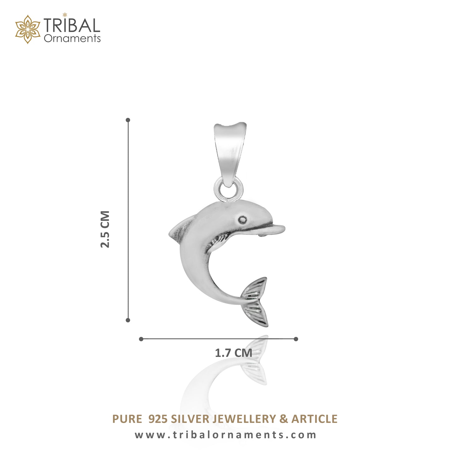 925 sterling silver handmade stylish design small dolphin fish pendant best gifting jewelry religious pendant custom jewelry ssp1721 - TRIBAL ORNAMENTS
