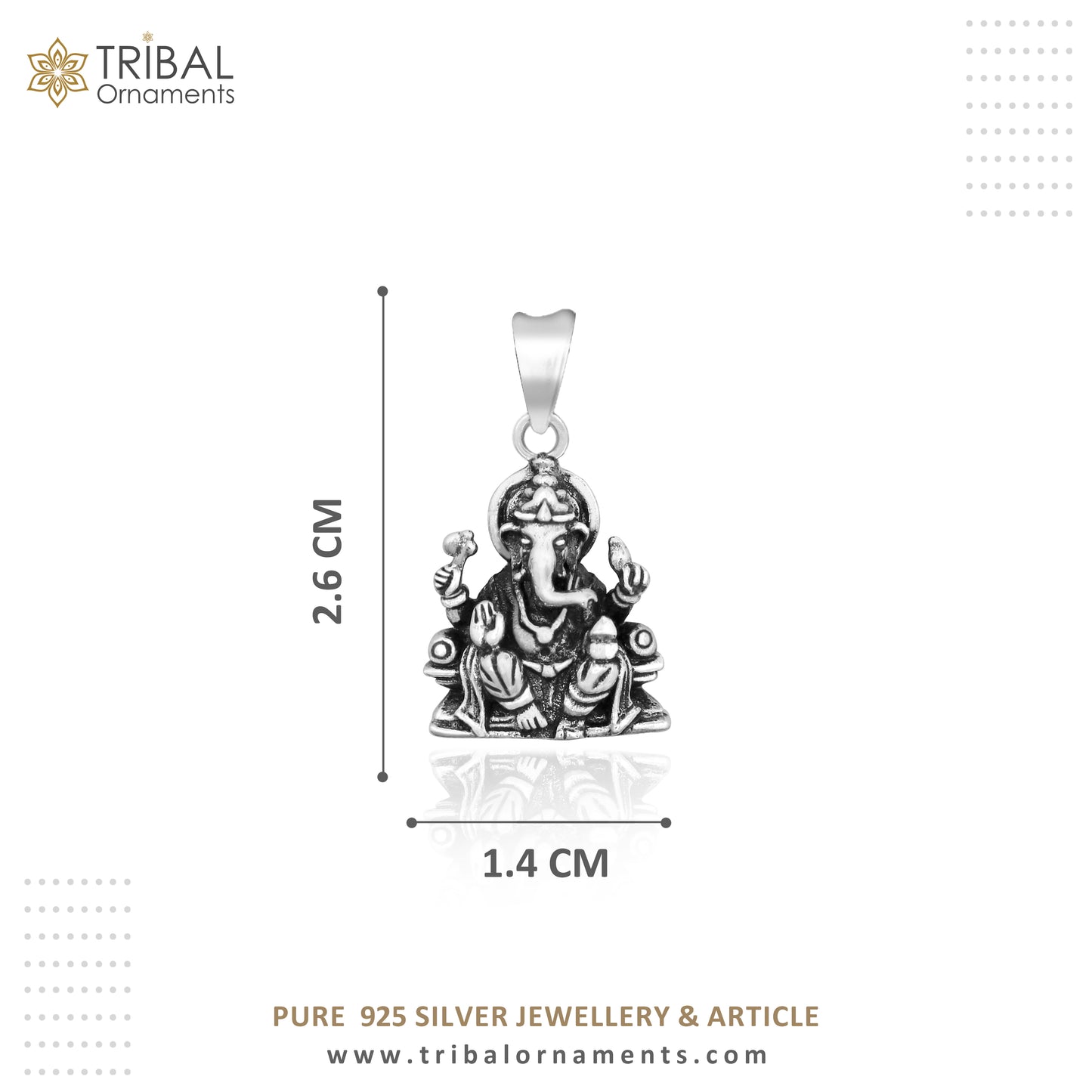 925 sterling silver handmade vintage stylish trendy idol Ganesha pendant , exclusive designer unisex pendant silver locket jewelry ssp455 - TRIBAL ORNAMENTS