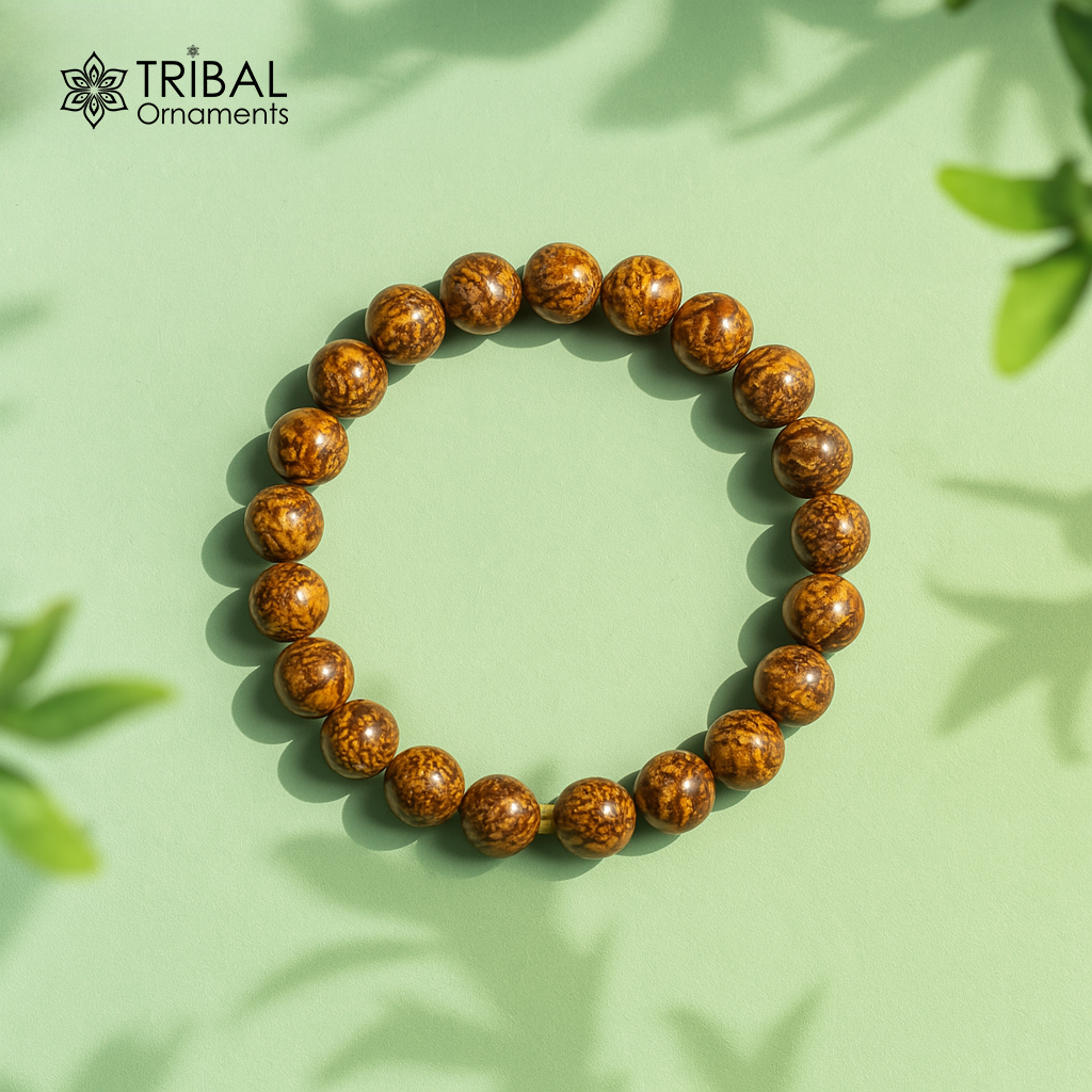 8 MM mariam agate natural crystal stone beaded handmade bracelet, customized unisex Jewelry, stnbr151