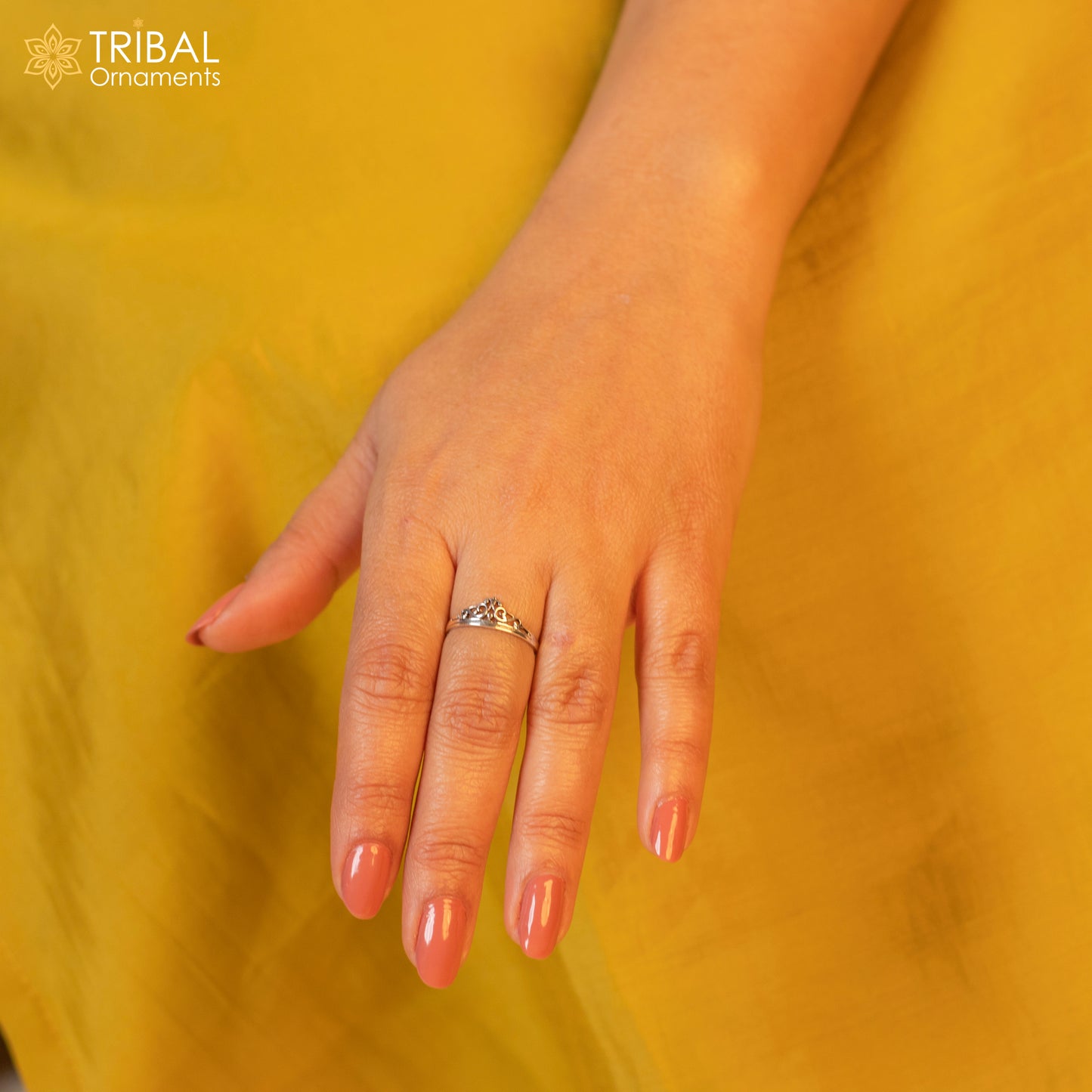 925 sterling silver peacock design stylish ring Jewelry sr781 - TRIBAL ORNAMENTS