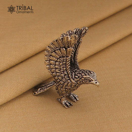 925 sterling silver Garuda (eagle) statue, sculpture home art, figurine art847 - TRIBAL ORNAMENTS