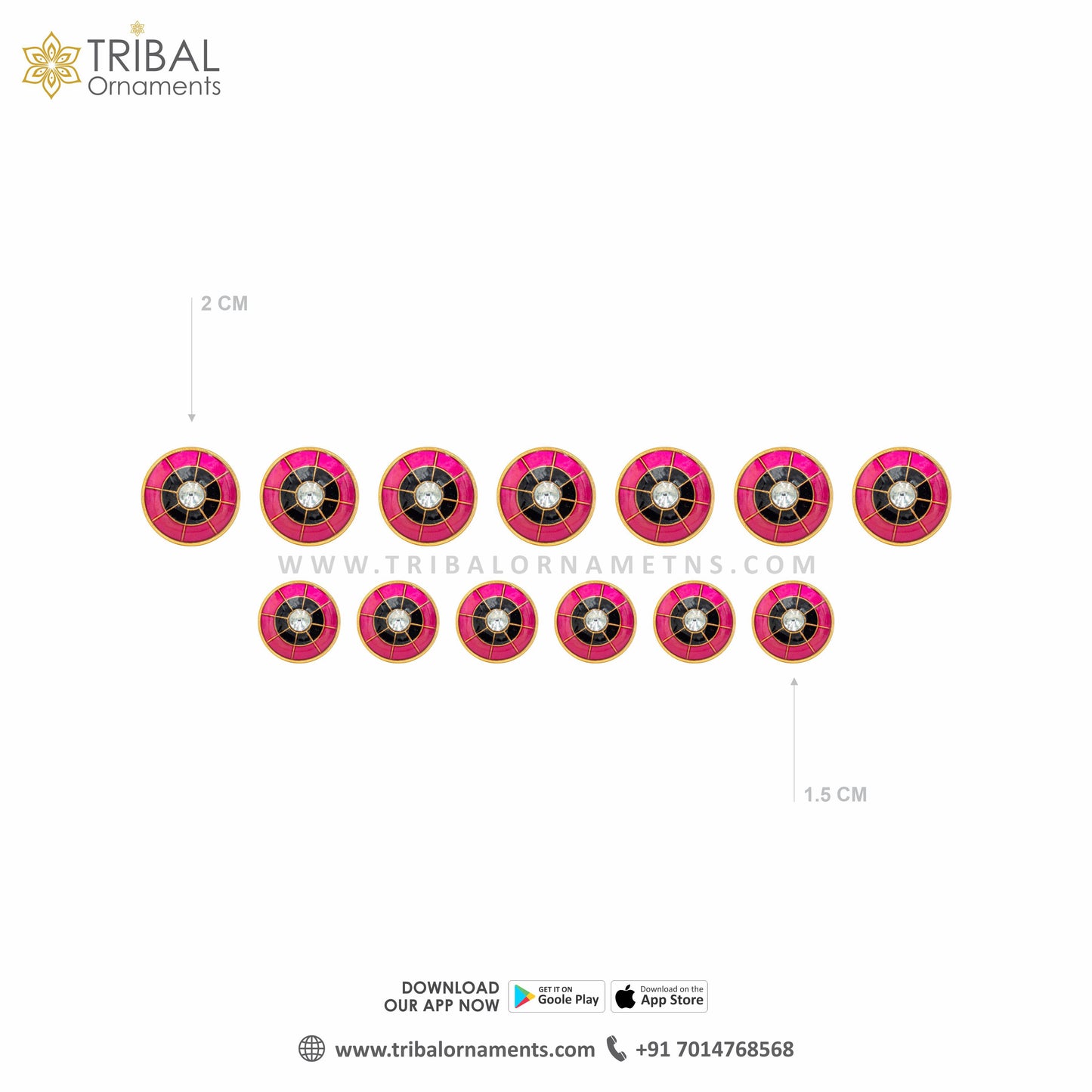 925 Sterling silver handmade gorgeous pink kundan design fancy buttons set of 13 pc for men's coat or suit, best jewelry for all occasions btn77 - TRIBAL ORNAMENTS