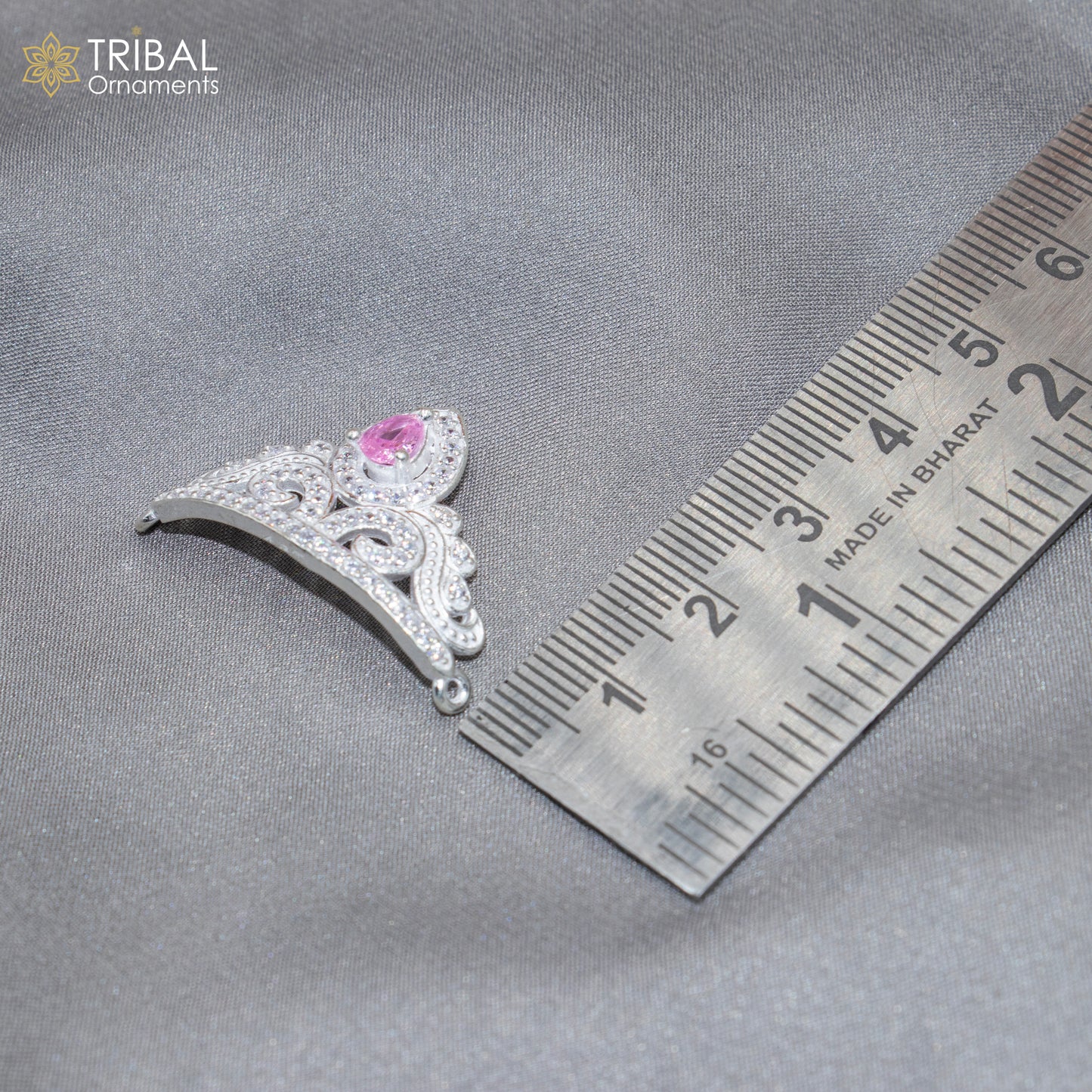 925 sterling silver handmade lord baby Krishna Mukut, amazing Laddu Gopala, crawling Krishna crown head jewelry sm38 - TRIBAL ORNAMENTS