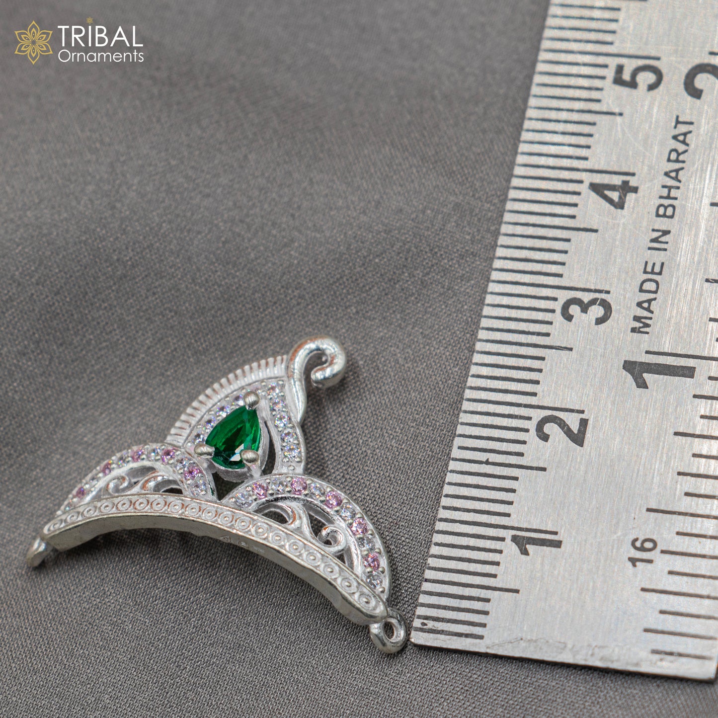 925 sterling silver handmade lord baby Krishna Mukut, amazing Laddu Gopala, crawling Krishna crown head jewelry sm40 - TRIBAL ORNAMENTS