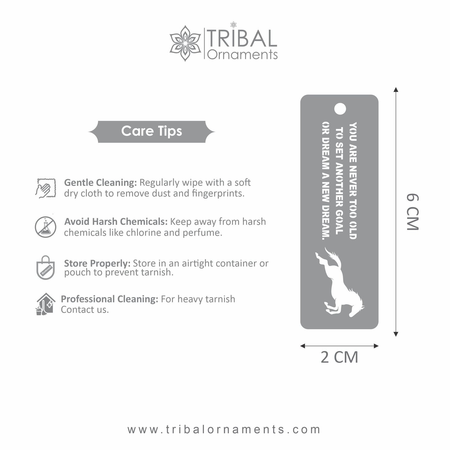 925 Sterling silver handmade silver horse design personalized bookmark customized jewellery su1338 - TRIBAL ORNAMENTS