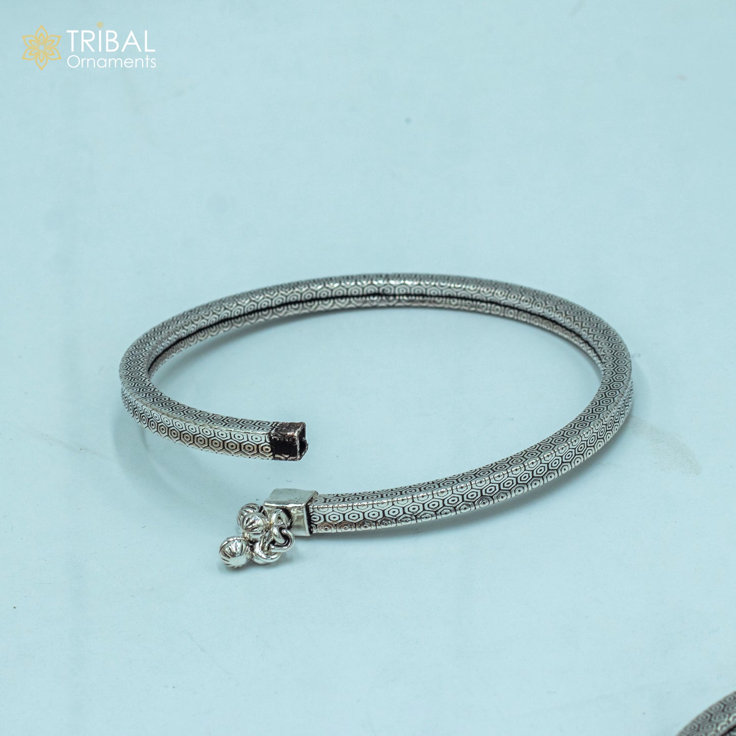 925 sterling silver handmade vintage design gorgeous customized foot bracelet anklet kada hanging drops belly dance ethnic jewelry nsfk125 - TRIBAL ORNAMENTS