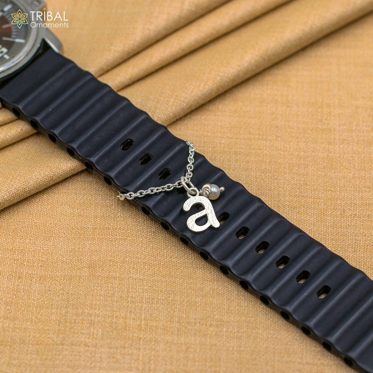 925 sterling silver stylish personalized watch charms wsc07 - TRIBAL ORNAMENTS