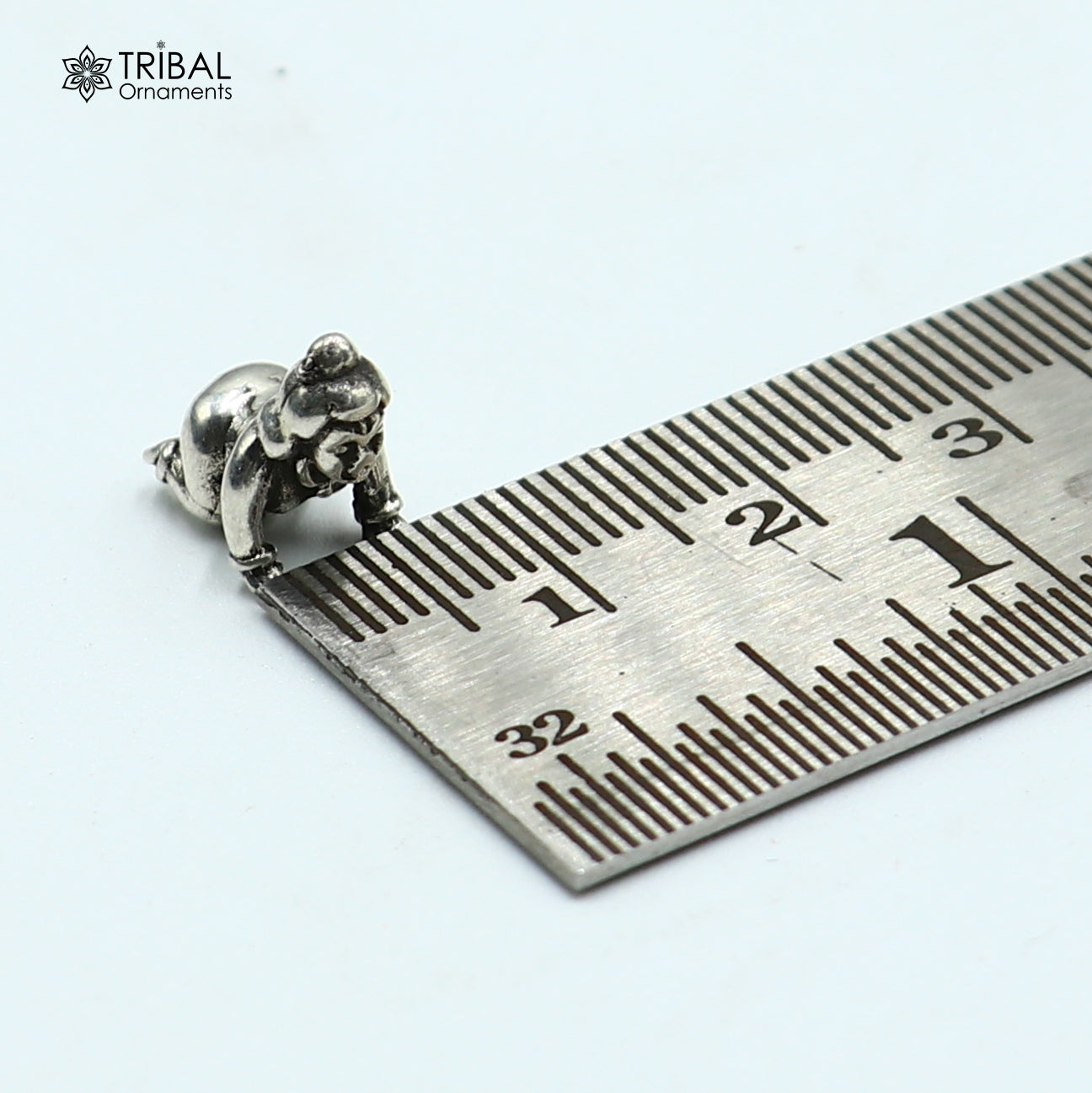 925Sterling silver idol little Radha Rani,crawling radha rani small statue sculpture home temple puja article art40 - TRIBAL ORNAMENTS