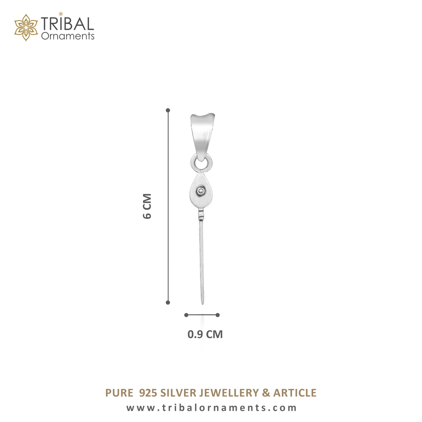 925 pure silver Divine LORD KARTHIKEYA Murugan Weapon pendant best gifting pendant, wheat chain necklace locket delicate jewelry NSP724 - TRIBAL ORNAMENTS