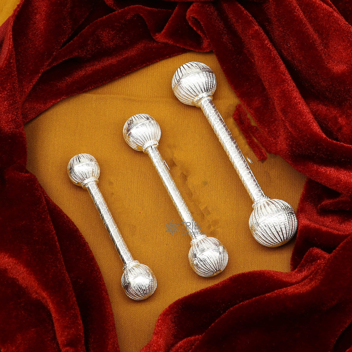 Sterling silver new born baby gifting bells toy, baby Krishna gifting toy, silver whistle, silver Ghungru/ jingling su1139