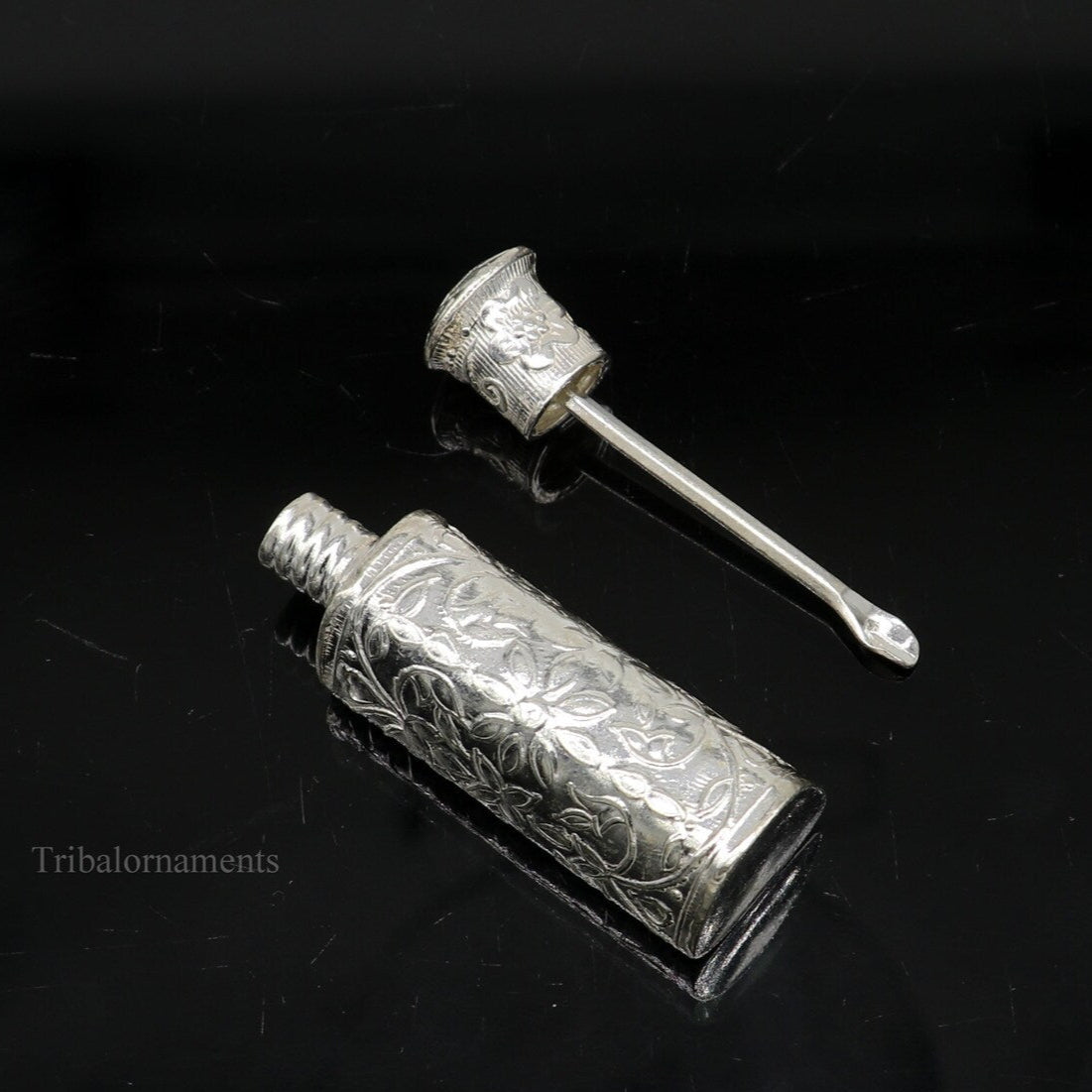 925 sterling silver trinket box, sindoor box/ casket box bridal Vermilion gifts jewelry box collection, container box, jewelry box art stb82 - TRIBAL ORNAMENTS