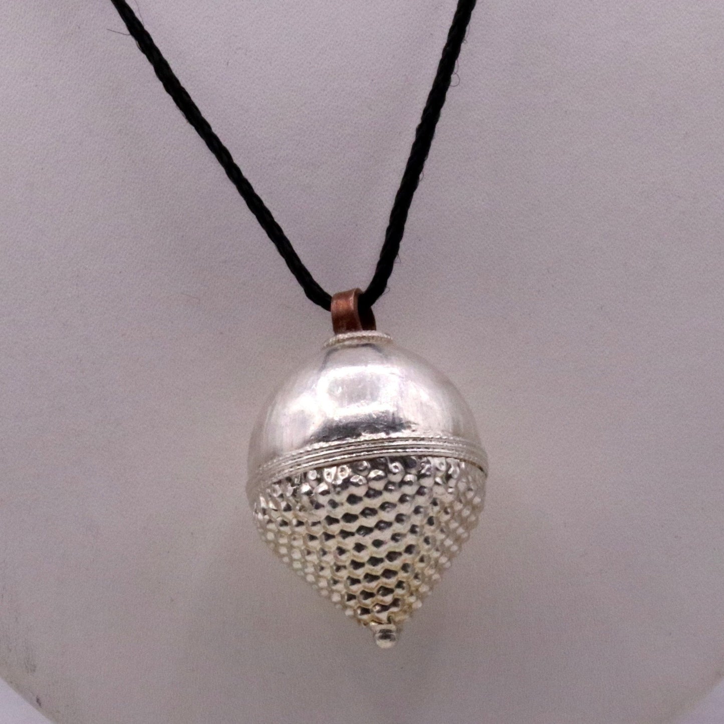 vintage handmade fabulous silver tribal amulet pendant gorgeous Rajasthan tribal ethnic belly dance jewelry - TRIBAL ORNAMENTS