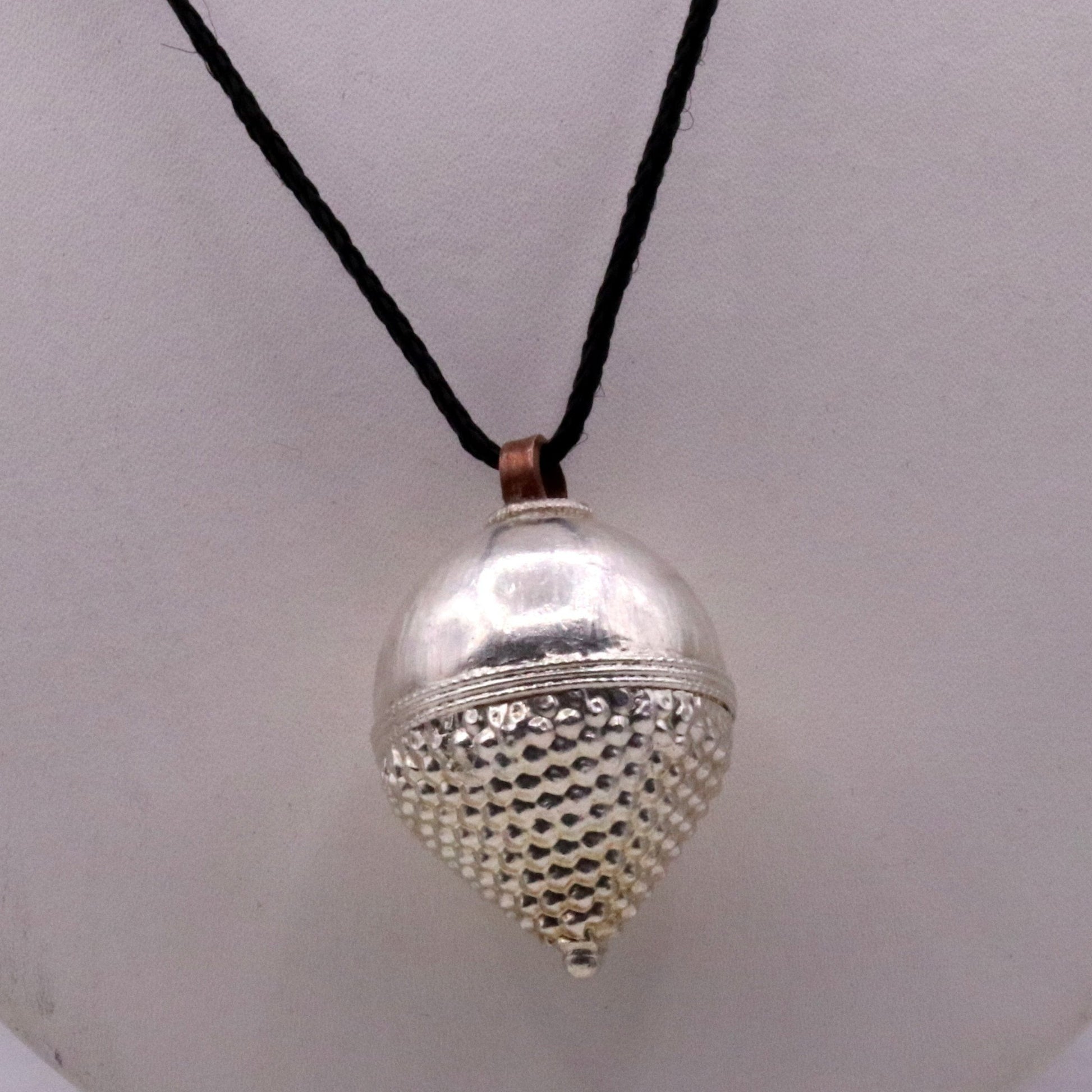 vintage handmade fabulous silver tribal amulet pendant gorgeous Rajasthan tribal ethnic belly dance jewelry - TRIBAL ORNAMENTS