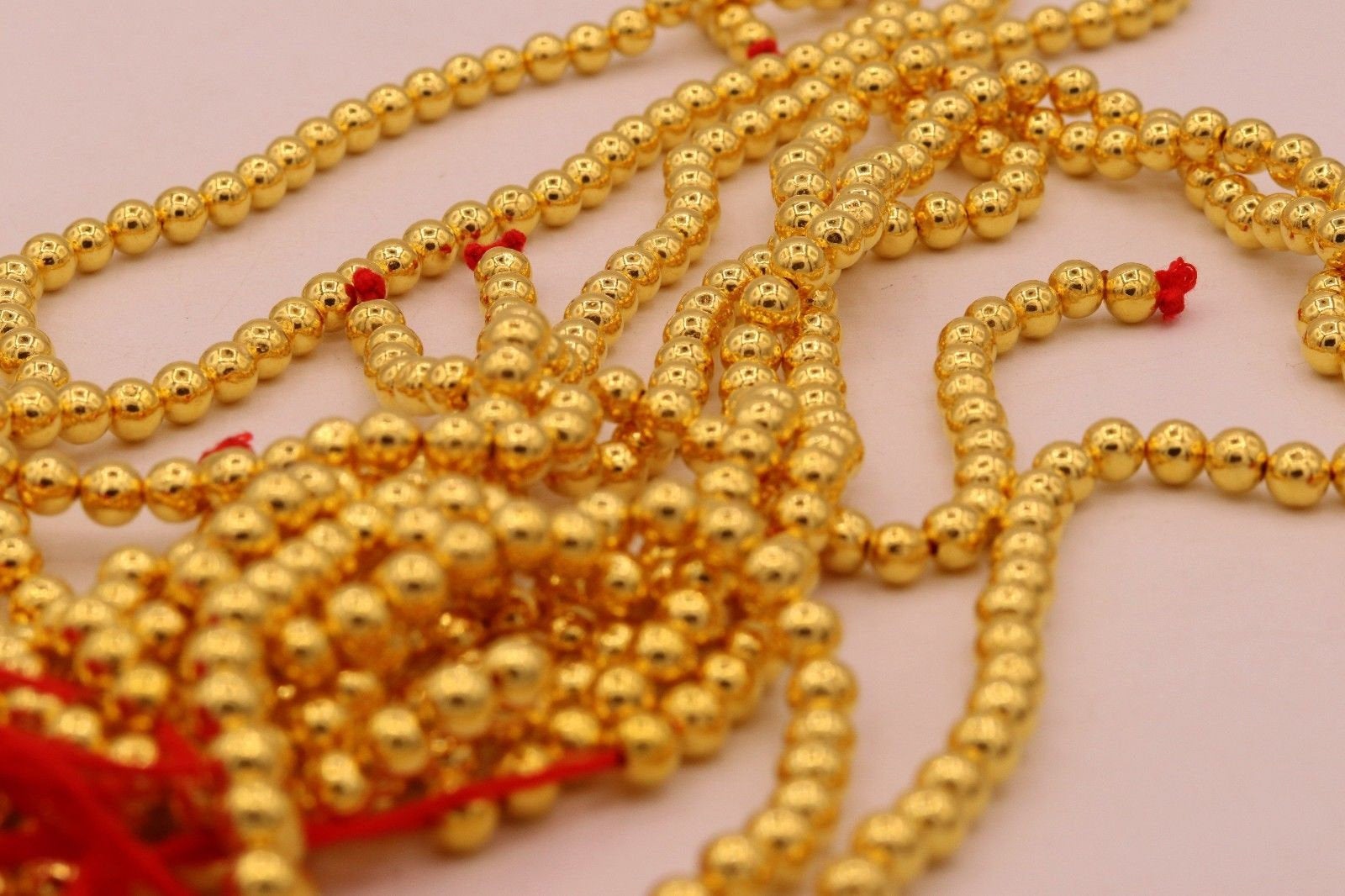 Lot 20 pieces 22karat yellow gold handmade beads or ball fabulous jewelry making loose beads, waxed  beads - TRIBAL ORNAMENTS