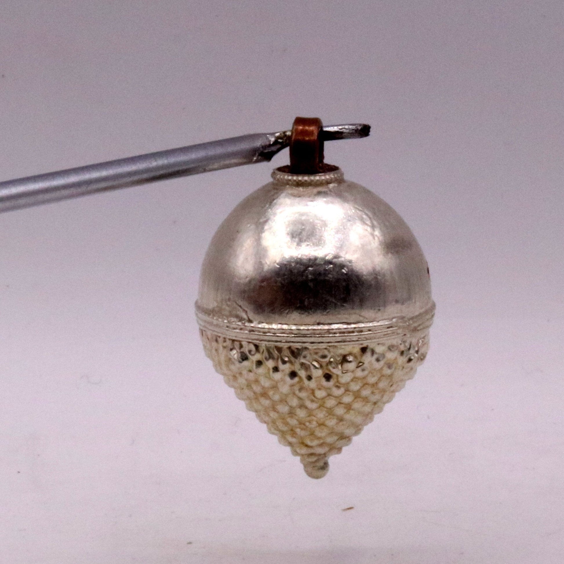 vintage handmade fabulous silver tribal amulet pendant gorgeous Rajasthan tribal ethnic belly dance jewelry - TRIBAL ORNAMENTS