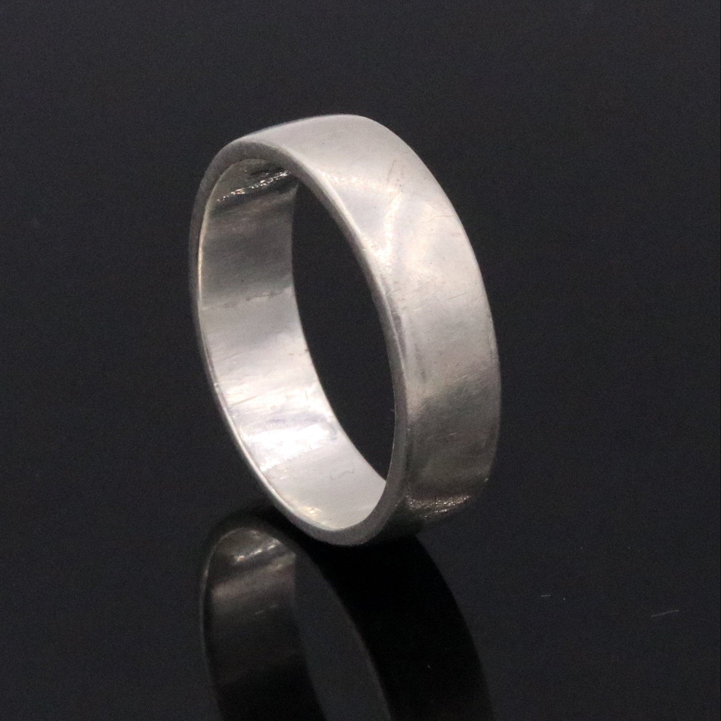925 solid sterling silver plain Ring band fabulous unisex engagement wedding gifting jewelry form rajasthan India sr50 - TRIBAL ORNAMENTS