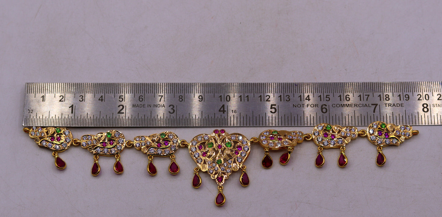 22 karat yellow gold Vintage traditional stylish Necklace indian gold jewellery from rajasthan and punjab india - TRIBAL ORNAMENTS