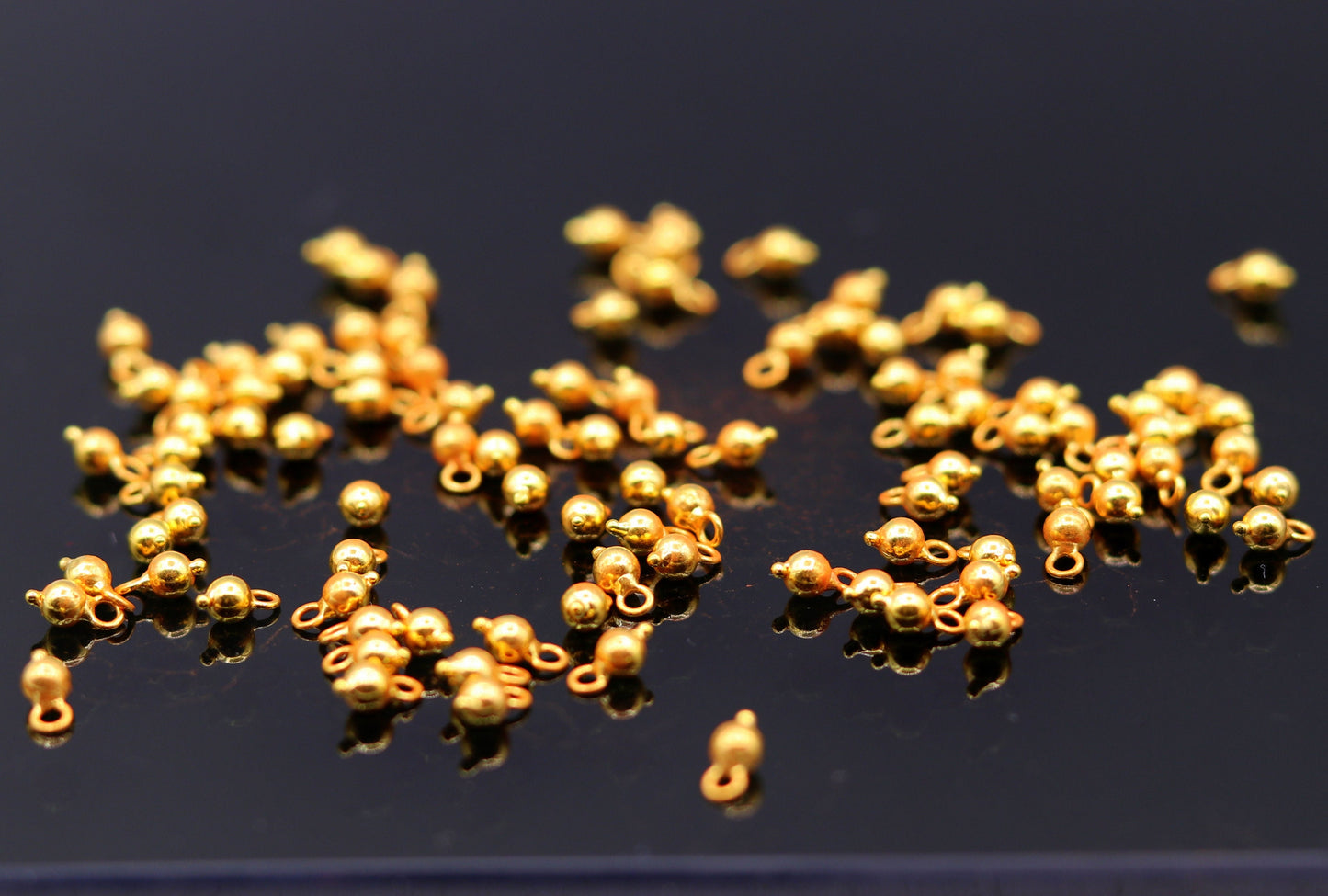 Lot of 20 pieces 22kt gold handmade Vintage antique design custom jewelry findings, hangings bells,loose beads, excellent jewelry BD026 - TRIBAL ORNAMENTS
