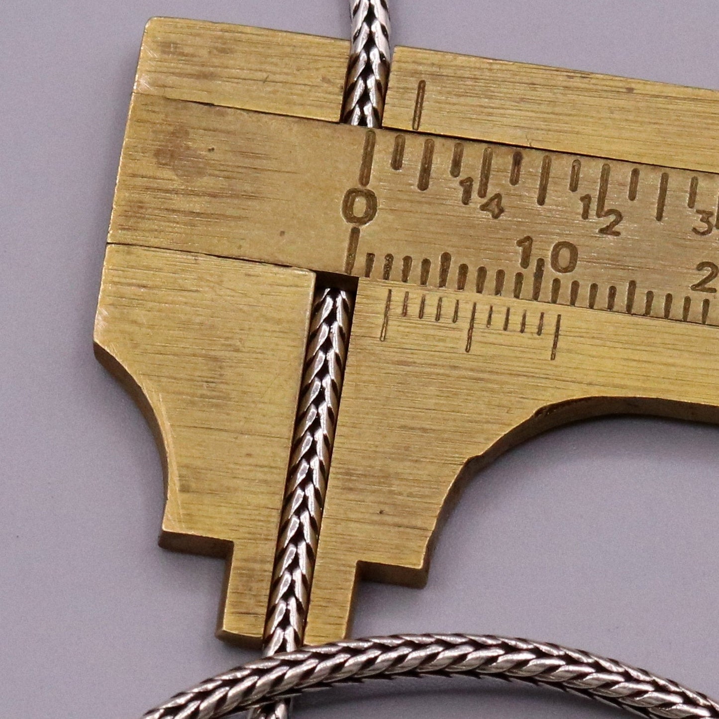 925 Sterling silver handmade solid wheat chain with screw, 20 inches long 2 mm screw chain, pendant chain necklace india jewelry ch32 - TRIBAL ORNAMENTS