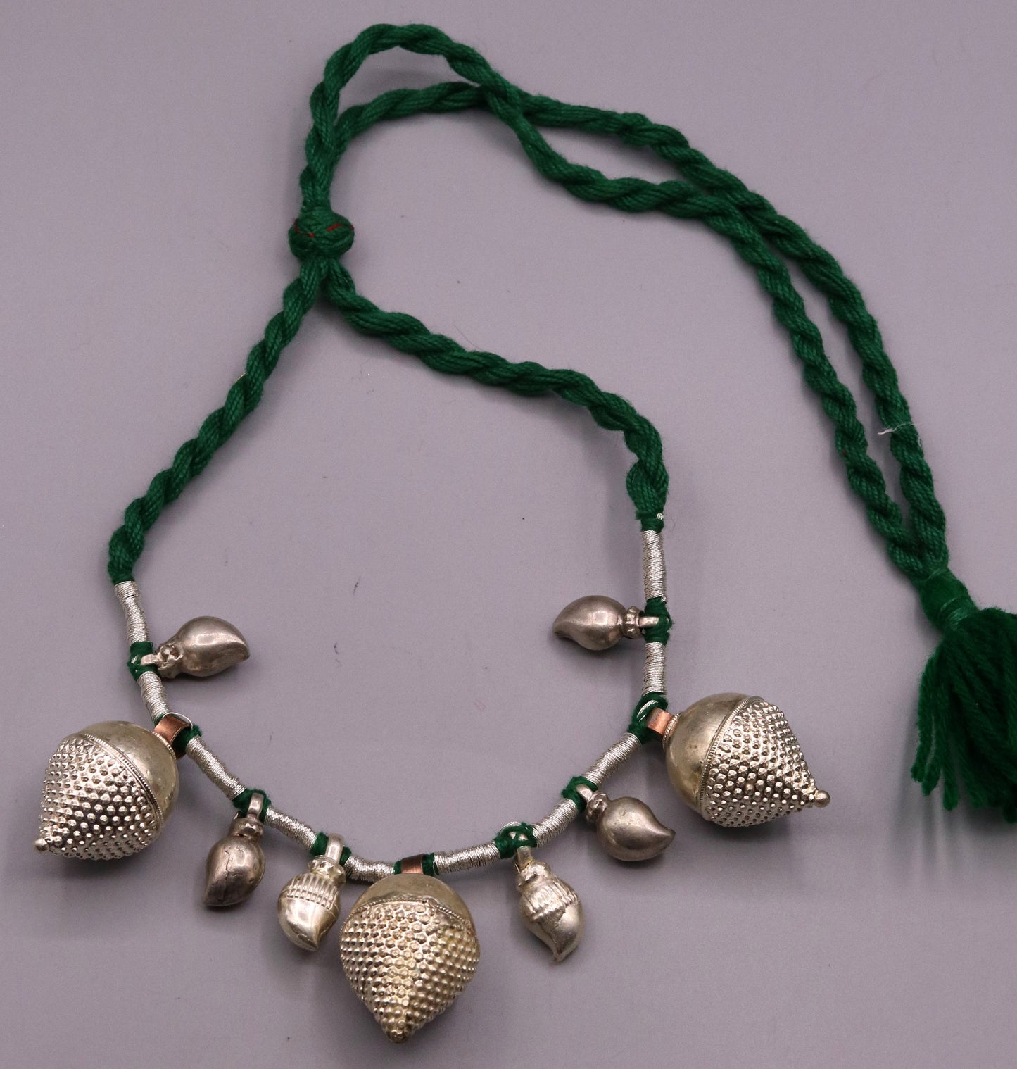 vintage antique design silver tribal stylish necklace traditional jewelry for belly dance women's jewelry set49 - TRIBAL ORNAMENTS