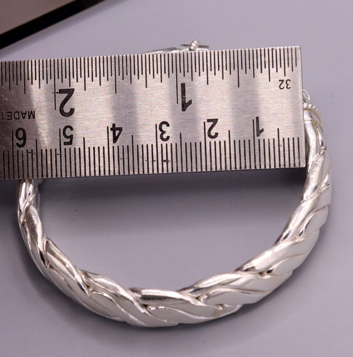 Vintage antique design handmade excellent authentic solid silver bracelet kada amazing gifting jewelry nsk59 - TRIBAL ORNAMENTS