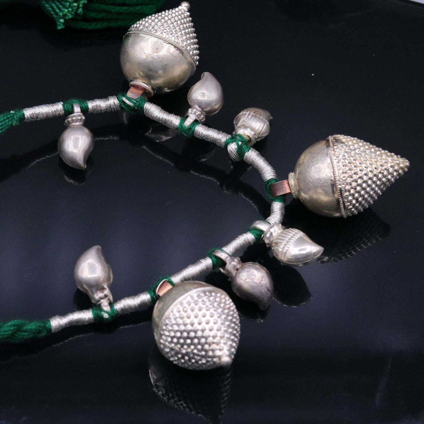 vintage antique design silver tribal stylish necklace traditional jewelry for belly dance women's jewelry set49 - TRIBAL ORNAMENTS