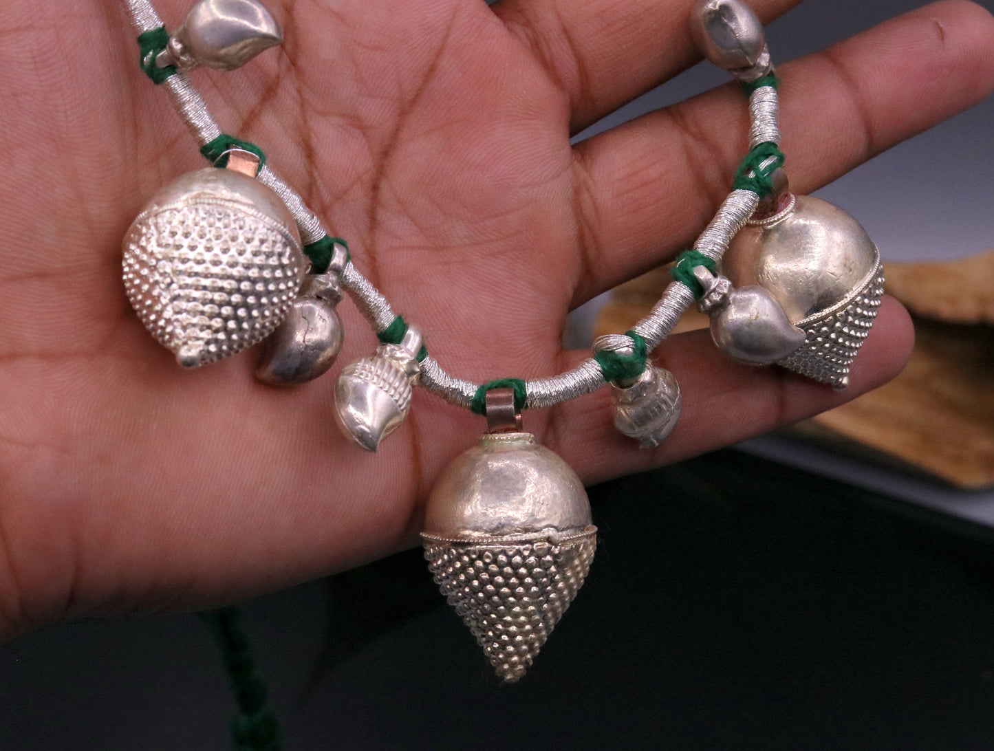 vintage antique design silver tribal stylish necklace traditional jewelry for belly dance women's jewelry set49 - TRIBAL ORNAMENTS